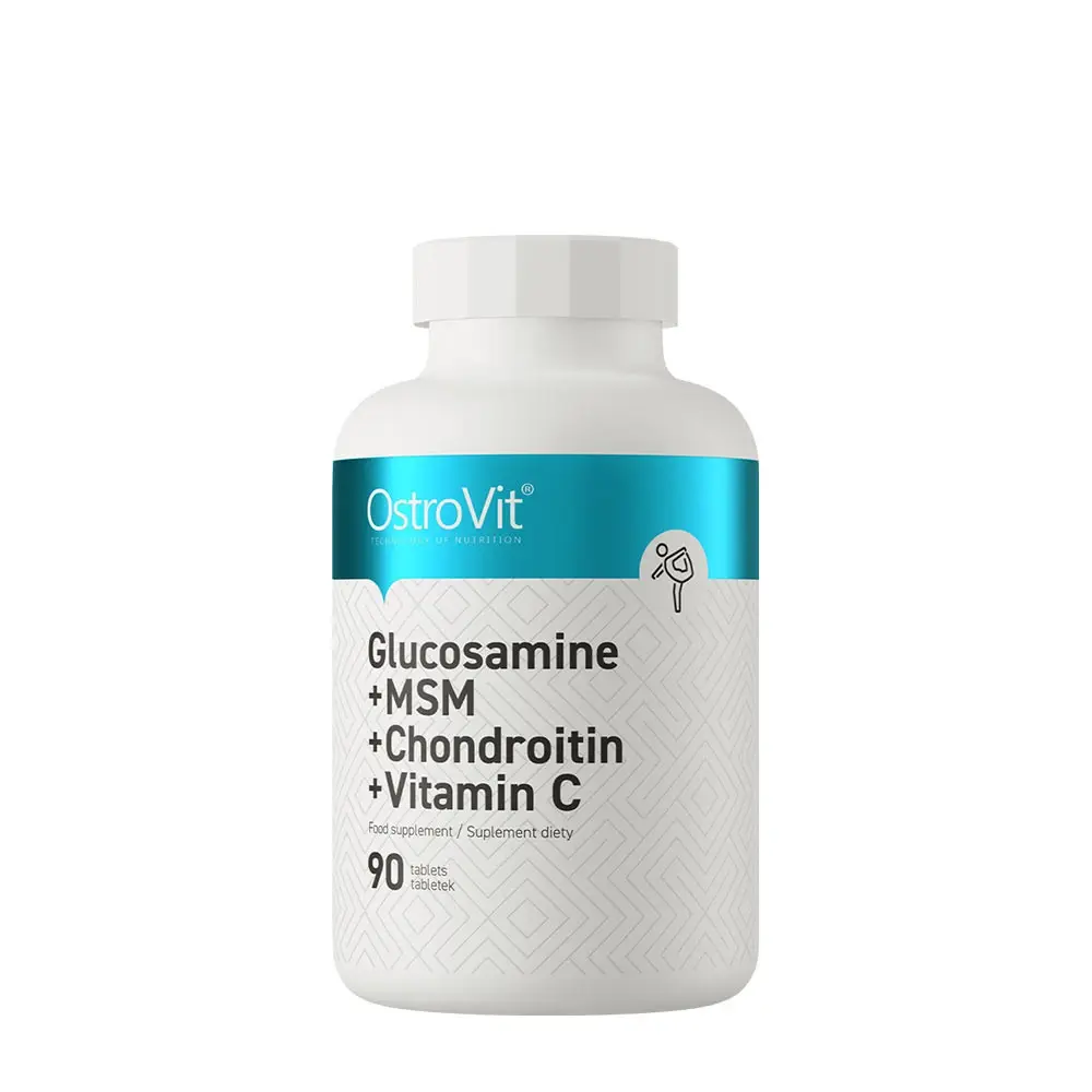 OstroVit Glukosamin, MSM, kondroitin och vitamin C, 90 tabletter