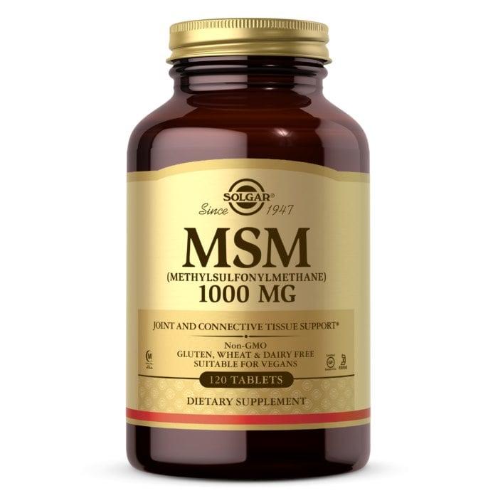 Solgar MSM 1000 mg, 120 tabletter