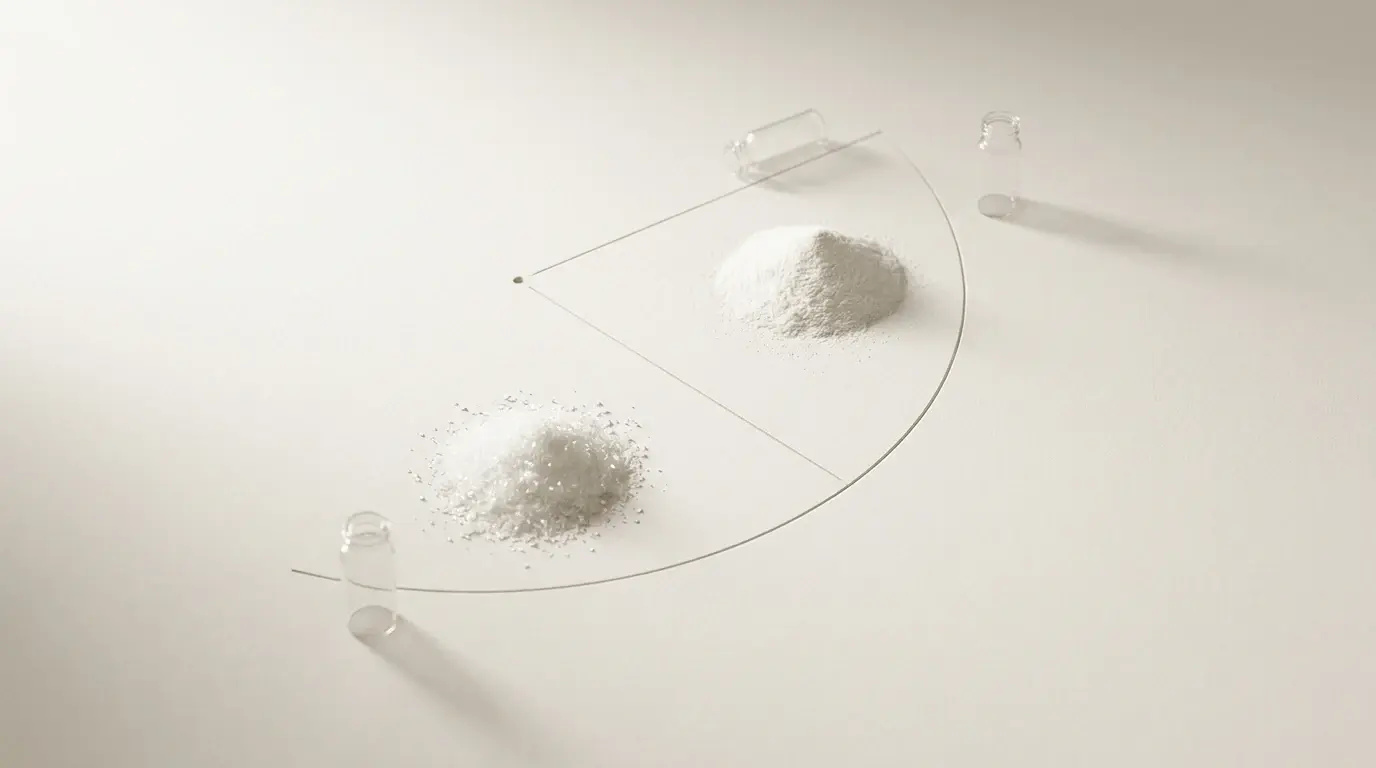 Glukosamin: sulfat eller hydroklorid och pris per gram