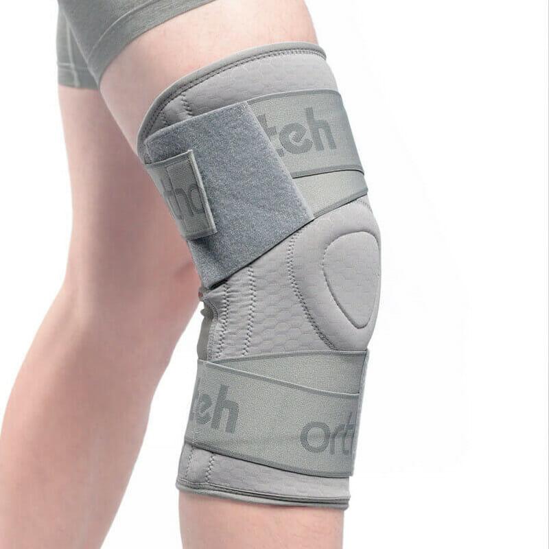 Orthoteh Knäband Standard 40701 i grått med elastiska remmar
